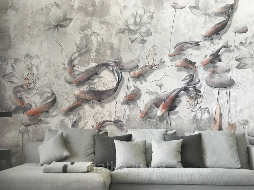 Фотообои бесшовные флизелиновые экологически чистые BBG Map карта мира серая синяя Киев - изображение 1