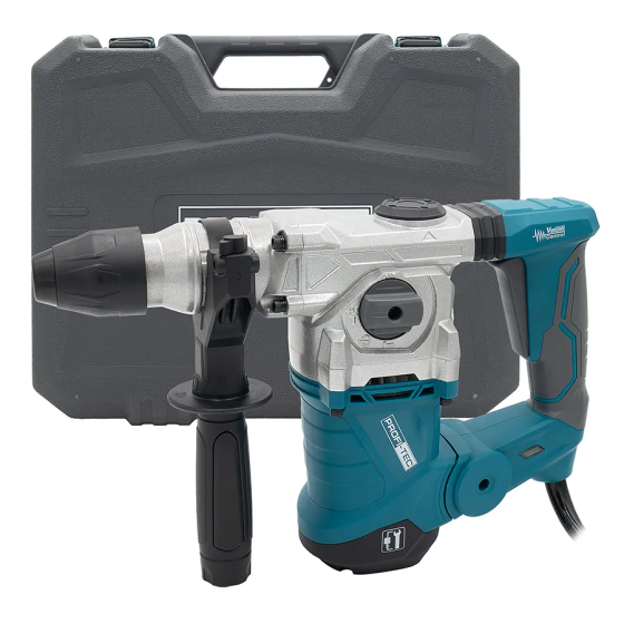 Потужний ударний перфоратор PROFI-TEC RH1700P7 IndustrialLine : 1700 Вт, 7 Дж, набір бурів (007085) Київ