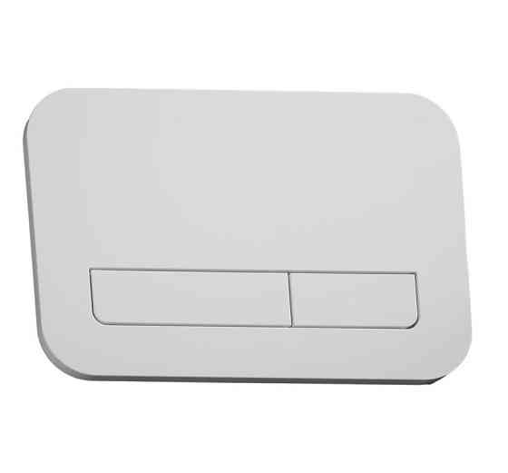 Панель змиву Koer KT-0609-03 240x160x7mm пластикова, кнопка лінійна (колір білий) (KR6129)   ( 26851 ) Харків