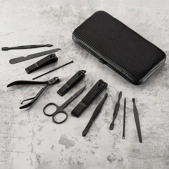 Манікюрний набір для професійного догляду, Набірчик індивідуальний манікюрний набір 10 в 1 AL-60 Львів - фото 9