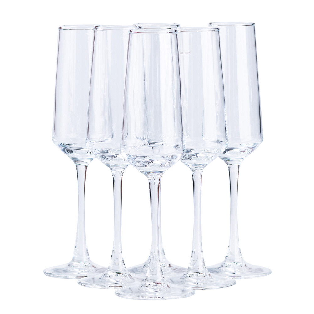 TS Kitchen Келихи для шампанського на високій ніжці 6 шт Киев - изображение 1