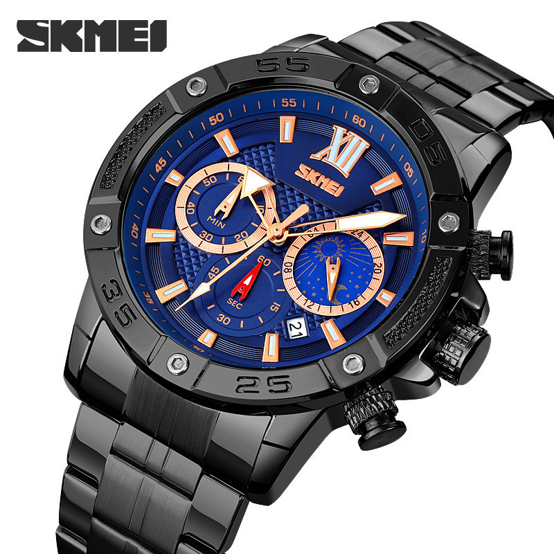 Skmei 9235BKBU Black-Blue SBR Киев - изображение 2
