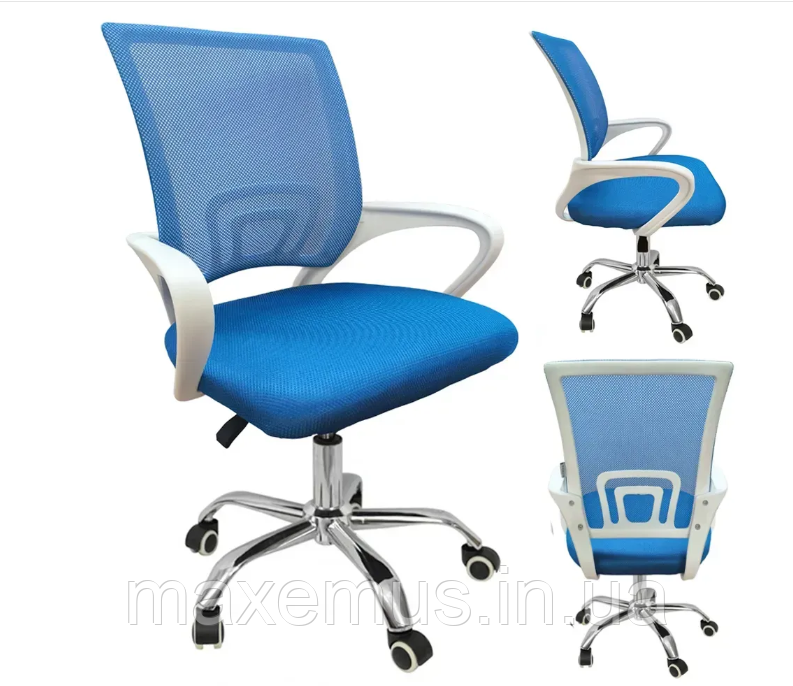 Кресло офисное компьютерное Комфортное кресло B 6 1 9 Офисные кресла и стулья Офисный стул кресло Синий Мостиска - изображение 17