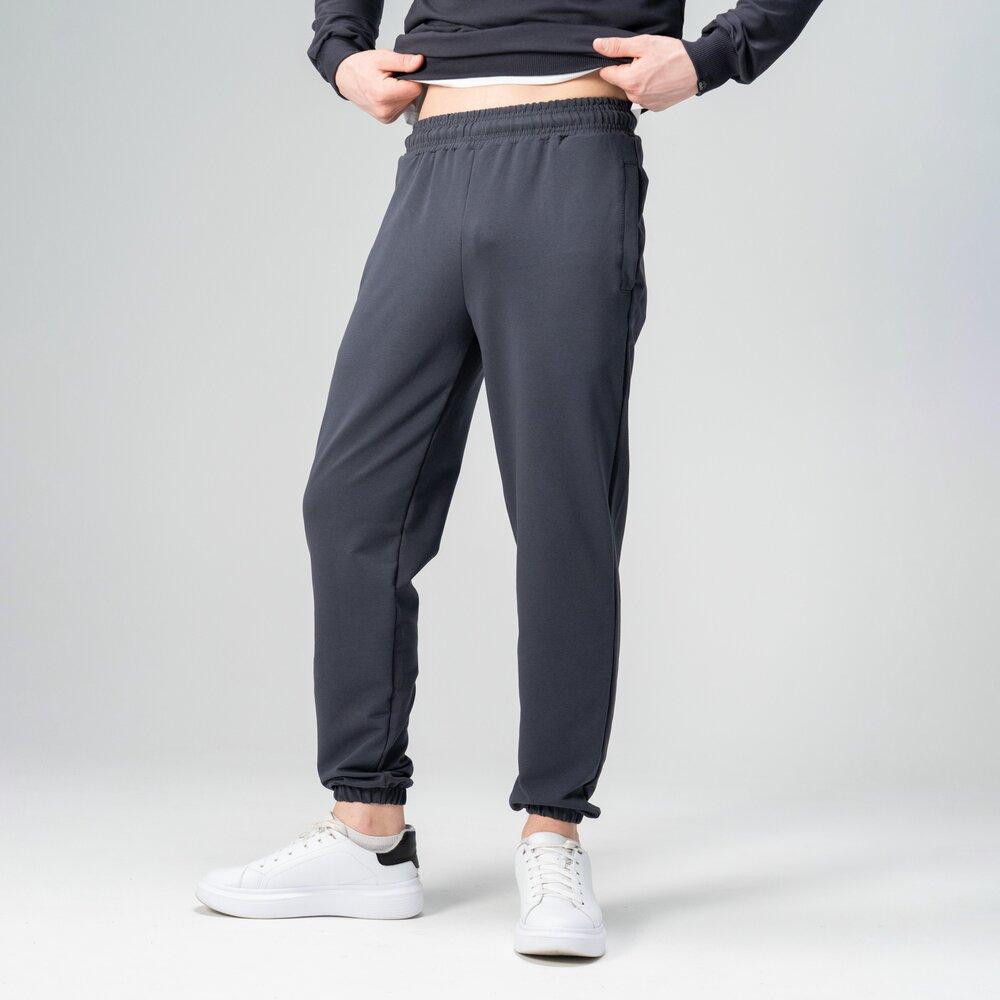 Мужские штаны джоггеры с карманами темно-серые Pobedov 95 Киев - изображение 9