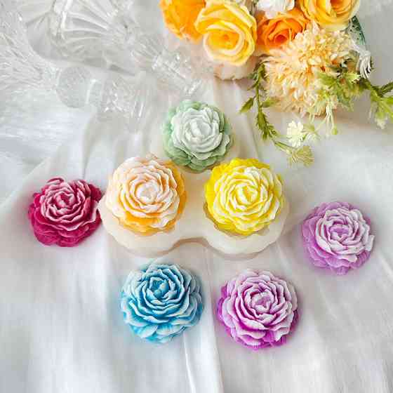 Силиконовая форма для изготовления свечи, молд 95 х 105 х 27 мм для изделий из воска пчелиного, соевого и парафина Каменец-Подольский