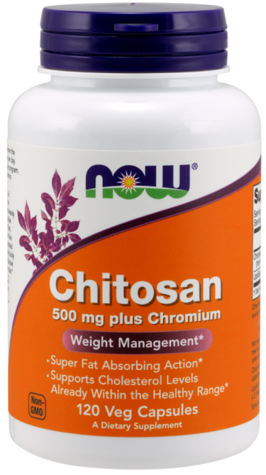 Хитозан и хром для похудения Now Foods Chitosan 120 капс Киев - изображение 1