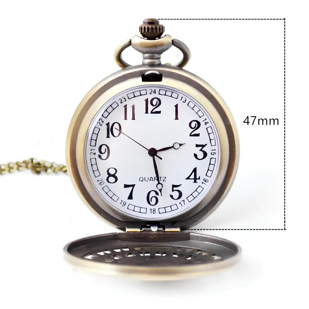 Часы на цепочке с гербом Хогвартс RESTEQ 47 мм, Часы карманные Гарри Поттер, Часы с эмблемой Хогвартс Киев - изображение 3