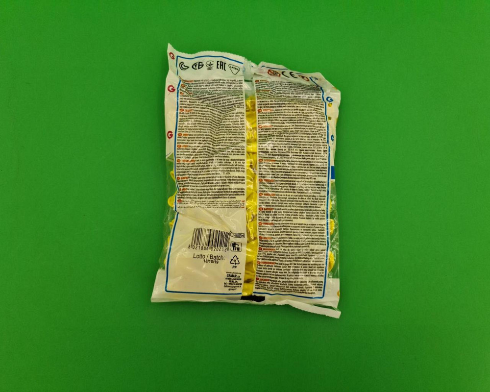 Повітряні кульки пастель жовті 3" (8 см) латексні бомбочки 100 шт Gemar (1 пач.) Харків - фото 3