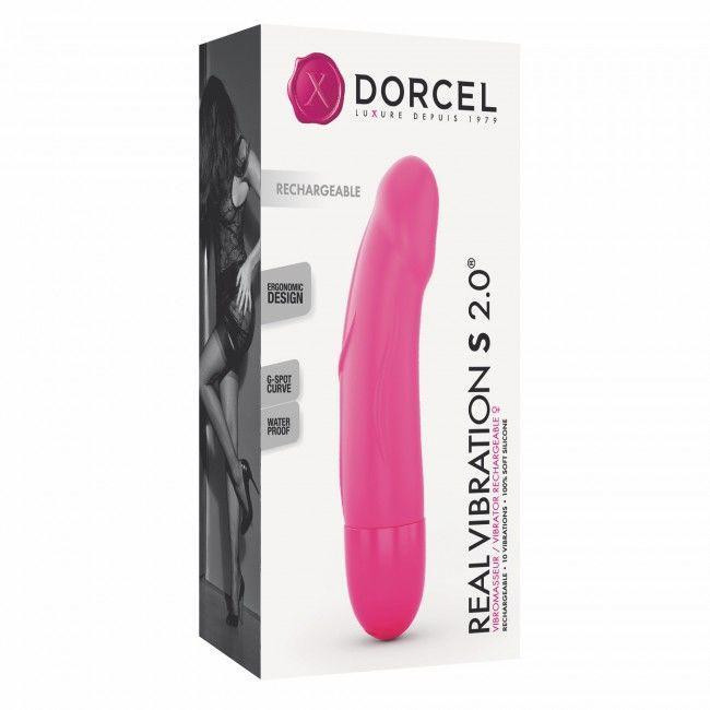 Вібратор Dorcel Real Vibration S Magenta 2.0, діаметр 3,7см, перезаряджається, для точки G Sex Aura Київ - фото 4