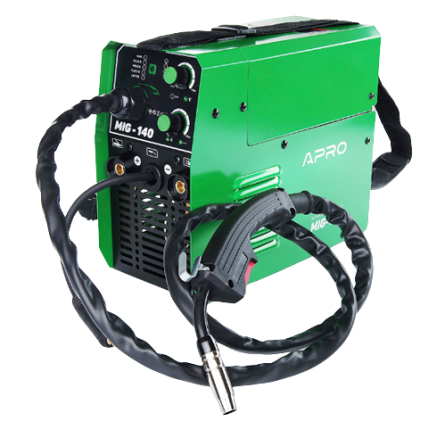 Зварювальний напівавтомат інверторний 0,8-1мм MIG-140 20-140А ел.4мм 3+2,5+2м APRO Житомир