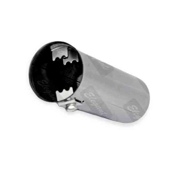 Насадка на глушник хром d 51мм, l 155мм, зовнішні 51мм (0505) Мукачево