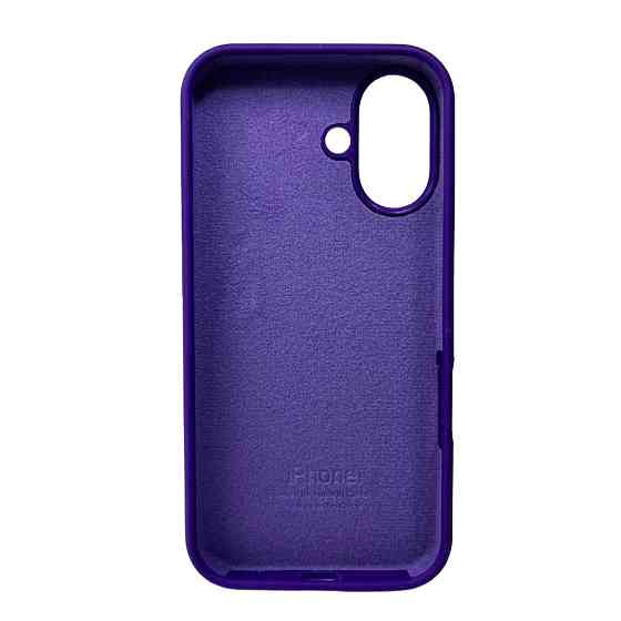 Чохол для смартфона Silicone Full Case AA Open Cam for Apple iPhone 16 22,Dark Purple Киев