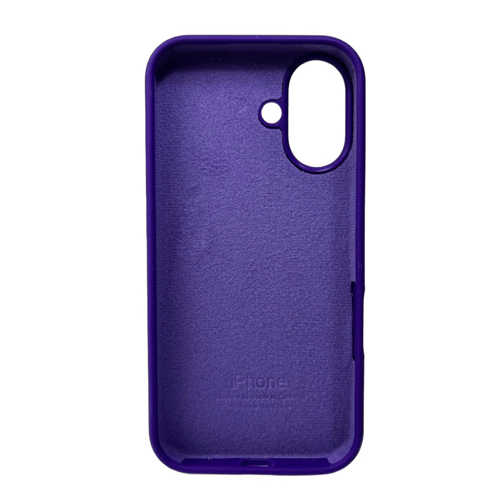 Чохол для смартфона Silicone Full Case AA Open Cam for Apple iPhone 16 22,Dark Purple Киев - изображение 2