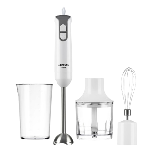 Блендер погружний 700W + подрібнювач 0.3л + вінчик + чаша 600мл білий HBL-1430 Ardesto Житомир - фото 1