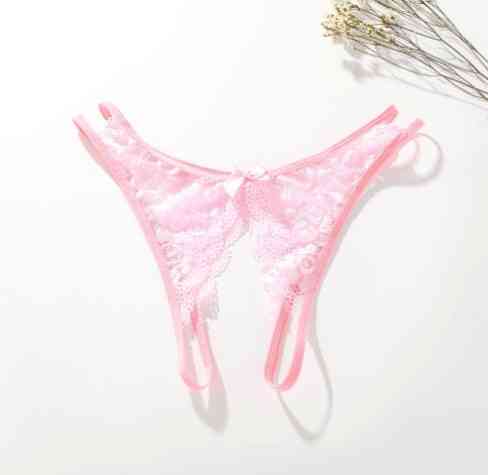 Стрінги з розрізом унісекс рожеві, розмір універсальний, резинка до 86см Київ