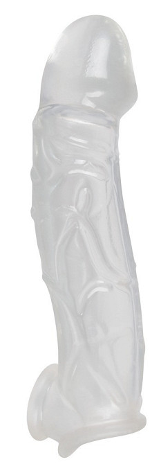 Насадка на член - Crystal Skin Penis Sleeve Sex Aura Київ - фото 3