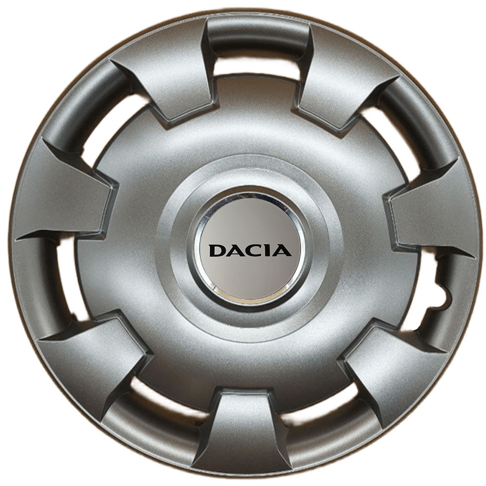 Автомобільні модельні ковпаки R13 Dacia 111 4шт, SJS, сріблясті Київ - фото 1