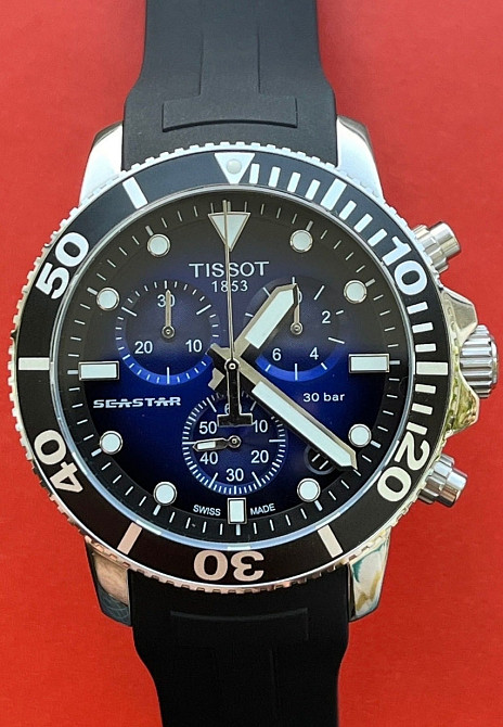 Дайверський годинник TISSOT Seastar 1000 (НОВНІ) T120417 ремінець, браслет. Харків - фото 7