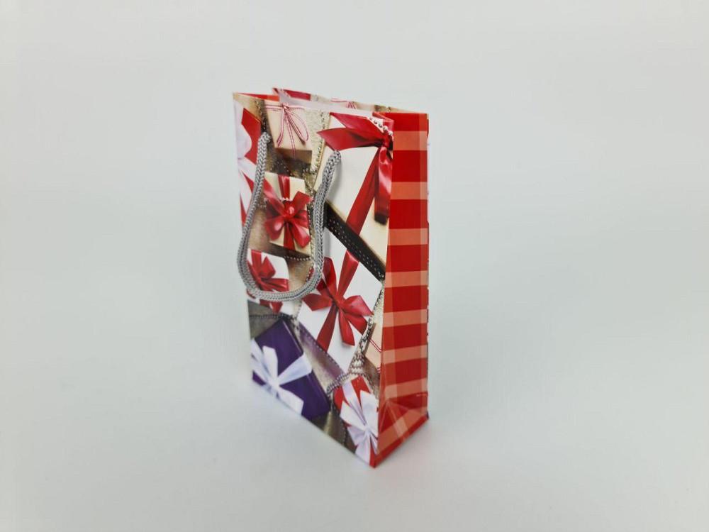 Пакет паперовий подарунковий малий 11/18/5 (арт М070) (12 шт.) Харків - фото 2