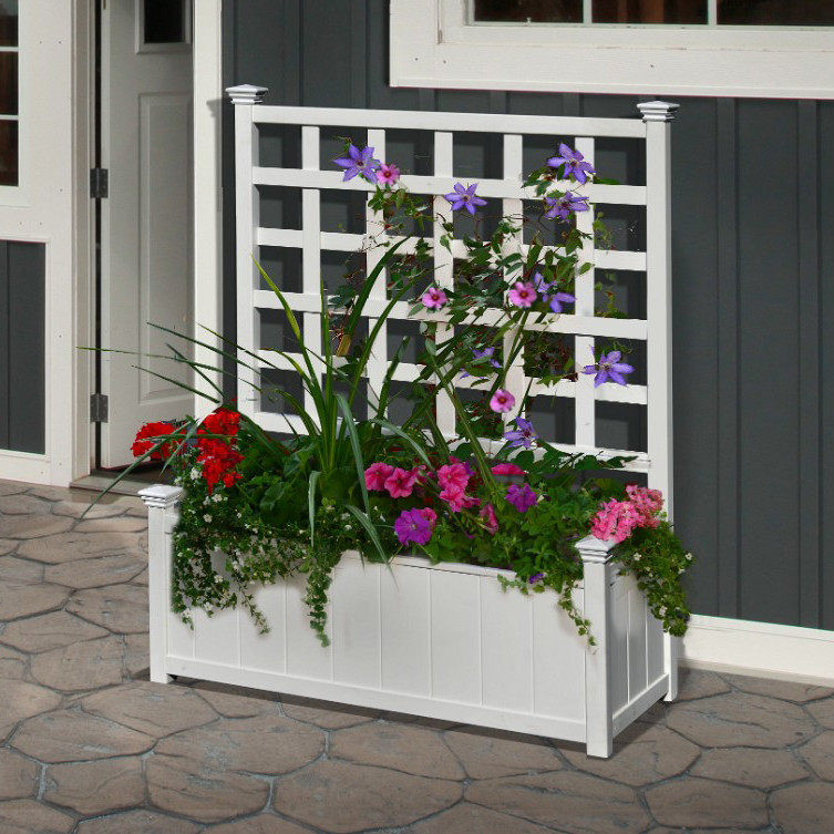 Кашпо со шпалерой 