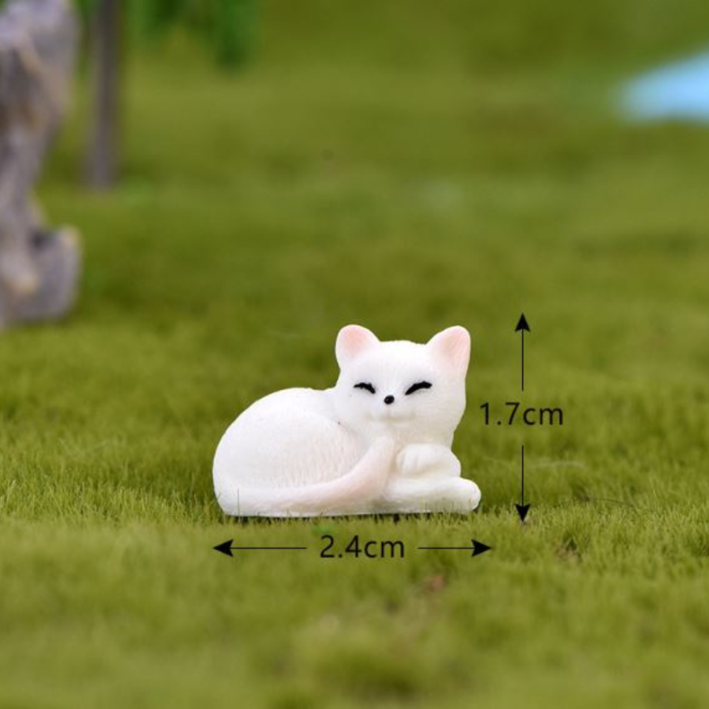 Мініатюрні фігурки Пара Котиків для флораріуму, пісочного столу, моделювання, хендмейду Одеса - фото 4