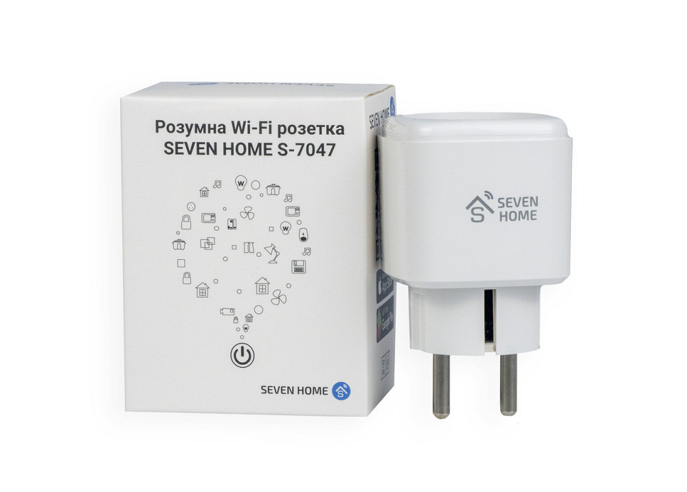 Умная Wi-Fi розетка SEVEN HOME S-7047 Киев - изображение 5