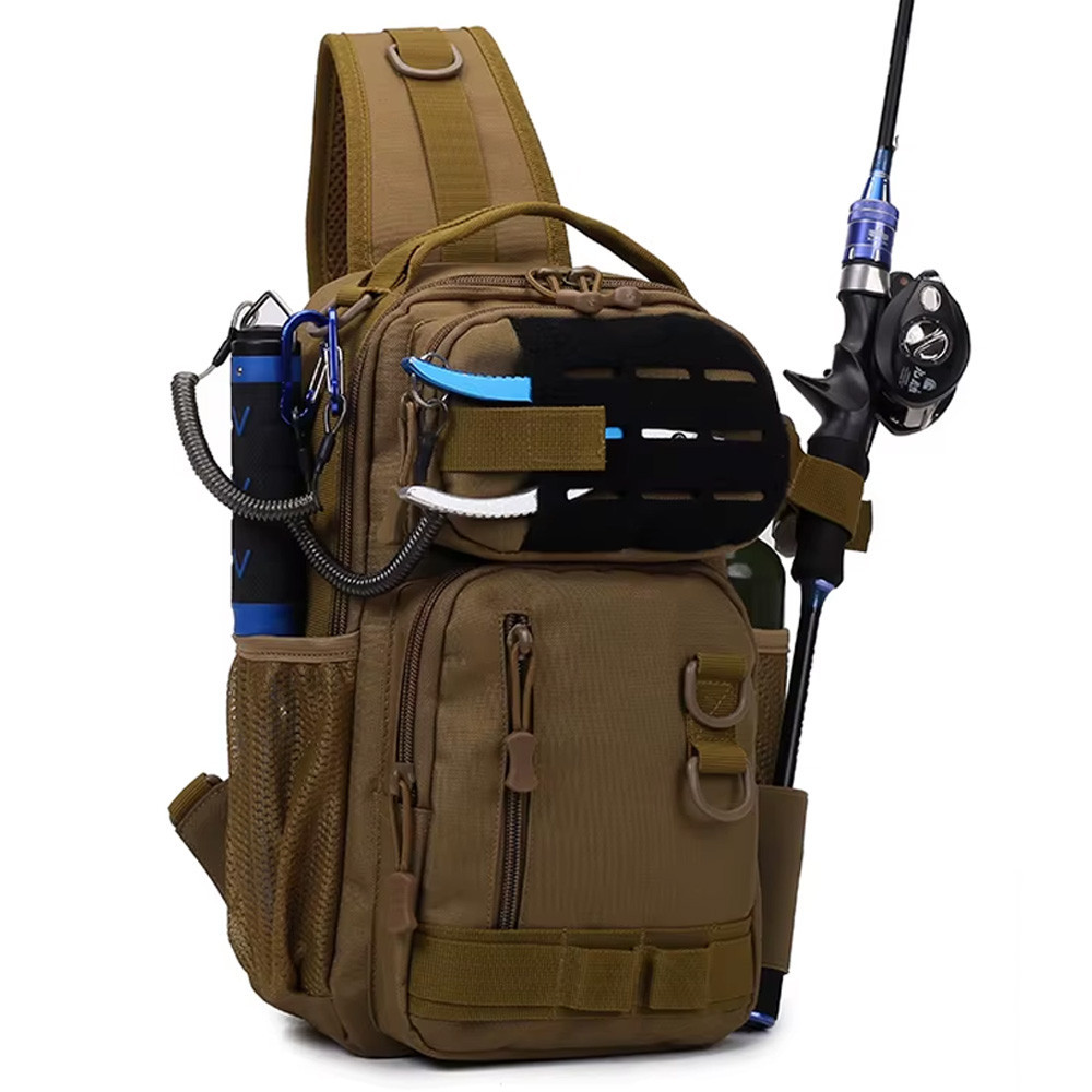 Сумка для рыболовных приманок,через плечо,33х19х14см,Коричневый SBR Киев - изображение 1