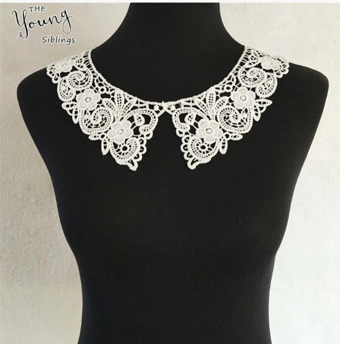 Воротник нашивной ажурный для платья Киев - изображение 1