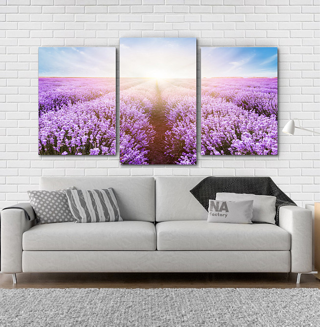 Модульна картина Полі Лаванди Art-184_3 Київ - фото 2