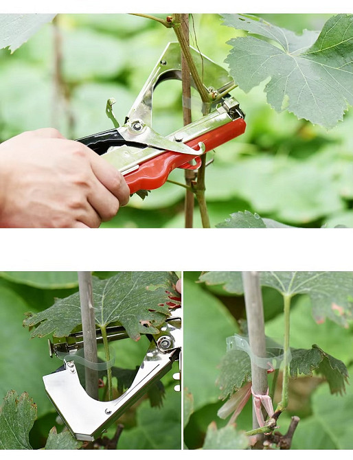 Степлер Ручний  для підв'язування гілок рослин, квітів та фруктів; інструмент для підв'язування гілок; інструменти для саду та Кам'янець-Подільський - фото 8