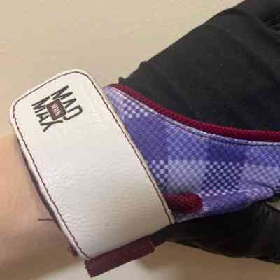 Рукавички для фітнесу MadMax MFG-911 Nine-eleven Black/perpito L (MFG-911-PEP_L) Вінниця