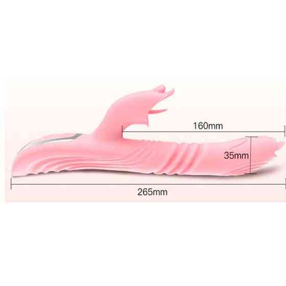 Вібратор з поступальними рухами і підігрівом Pretty Love "Leopold" - Вібратори Вінниця