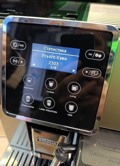 Кавоварка Delonghi Perfecta EVO/Esam 420.80 / Укр.мова / 2500 кв. Київ - фото 2