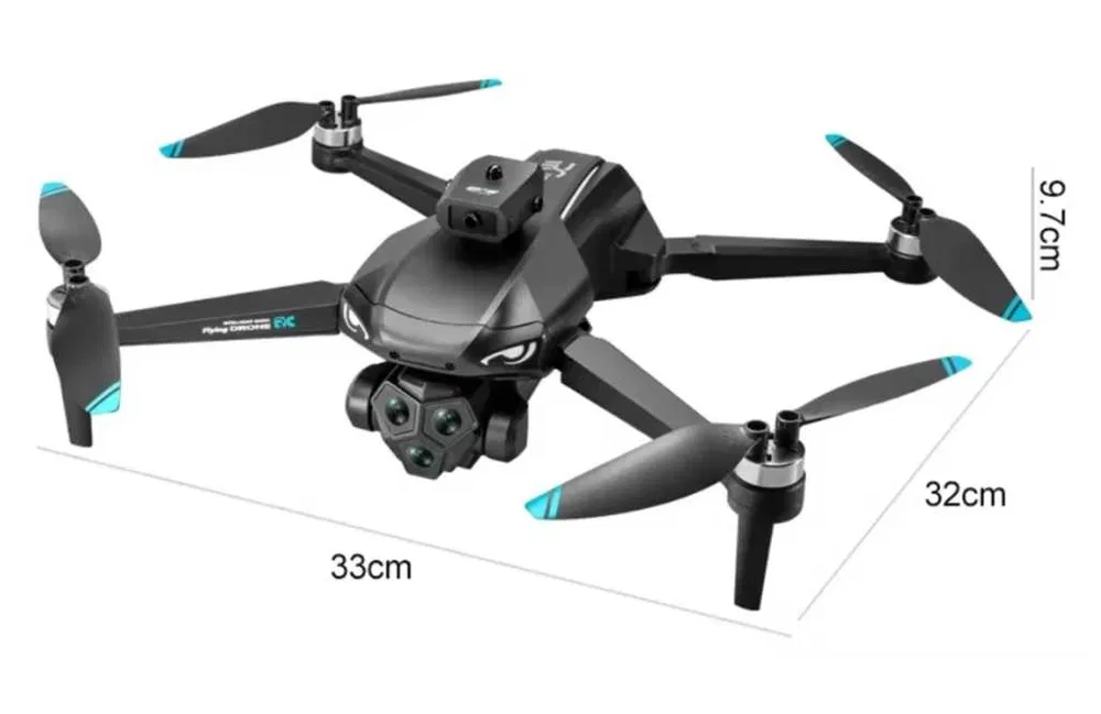 Квадрокоптер дрон M33 6K Pro RC с широкоугольной тройной камерой Винница - изображение 7