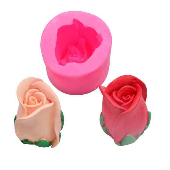 Молд силиконовый Роза 58м розовый Киев