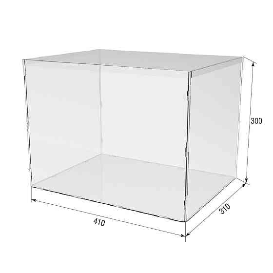Коробка акриловая EKOSTAR 400х300х300 с крышкой Киев