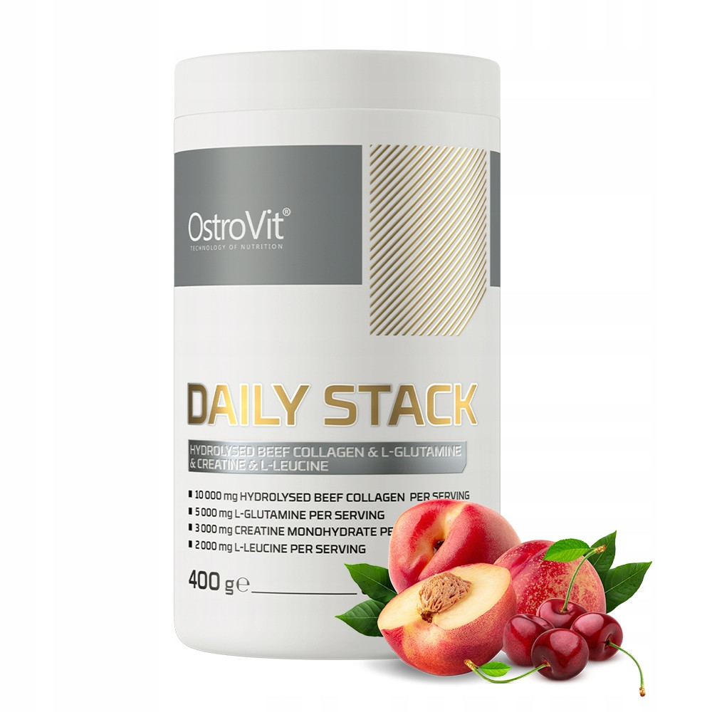 Для суставов и связок Ostrovit Daily Stack 400 g (Вишня та персик) Луцьк - фото 1
