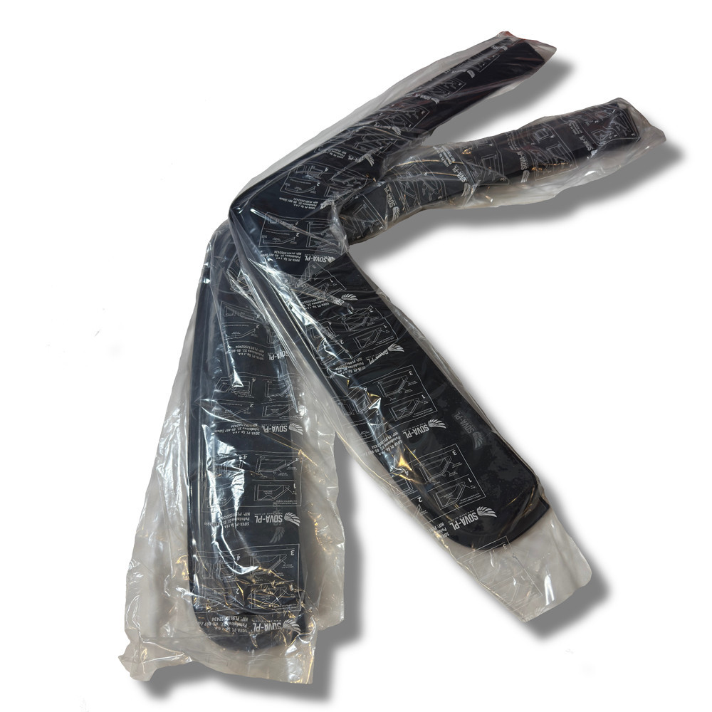 Дефлектори вікон (вітровики) Volkswagen Crafter 2006-2018, 2шт, SOVA-PL, на скотчі Київ - фото 2