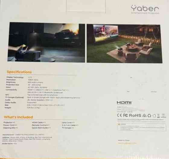 Проектор Yaber K2s FHD 1080P 4K. Харків