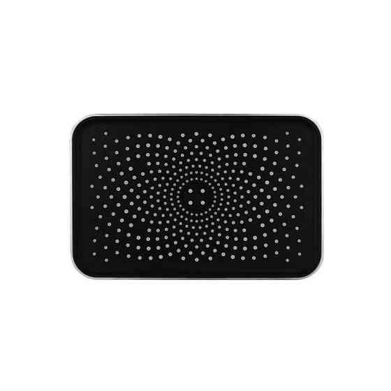 Лійка для верхнього душу Qtap Hlavova 260x180 мм прямокутна QTHLA107CRM45784 хром/чорна Київ