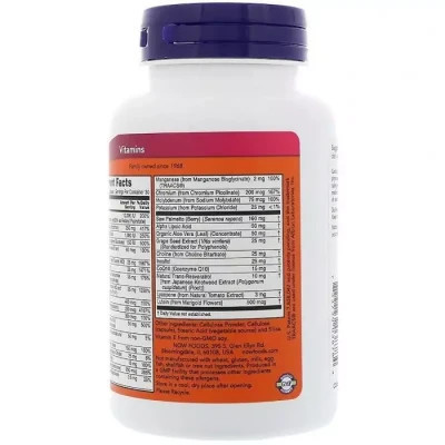 Мультивітамін Now Foods Супер Мультивітаміни для Чоловіків, Adam, 90 рослинних ка (NOW-03878) Вінниця - фото 2