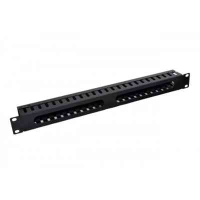 Кабельный организатор 19" 1U перфорированный, 60мм Kingda (KD-CM-11) Винница