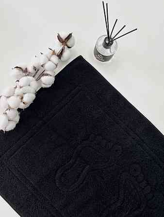 Махровое полотенце Ideal Textile для ног 50х70 коврик черный 700 г/м2 (56860780) Черновцы
