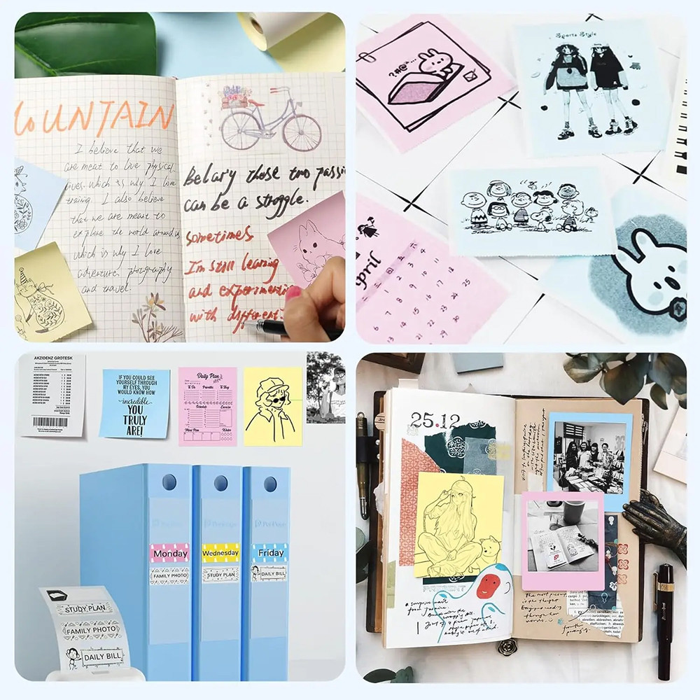 Самоклеючий термопапір для міні-принтера (57x25мм) 3 кольори SBR Київ - фото 6