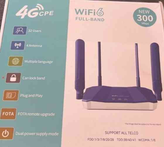 Маршрутизатор TIANJIE 4G LTE WiFi 6 з підтримкою SIM карт. Київ