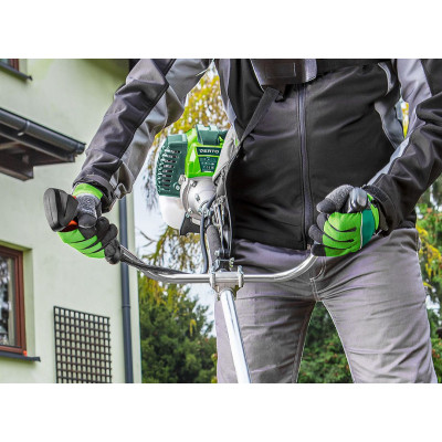 Тример садовий Verto бензиновий 42.7куб см, 1.2к.с., ліска 46см, ніж 25.5см, 7.3кг (50G491) Вінниця - фото 9