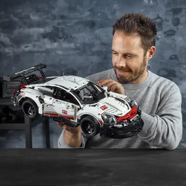 Конструктор Technic PORSCHE 911 RSR 1580 деталей совместимый с lego лего Киев - изображение 3
