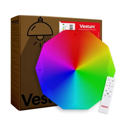 Светильник Vestum DIAMANT зоряне небо 60W 3000К-6500К RGB з ДК (VS-91073) Винница - изображение 1