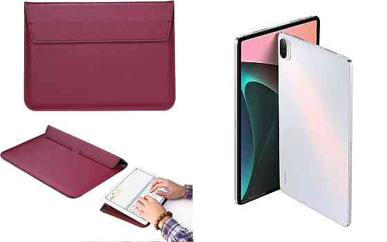 Чохол-конверт VitoCase для Xiaomi Mi Pad 5 10.9, Mi Pad 5 Pro 10.9, з функцією підставки для планшета Бордовий Київ