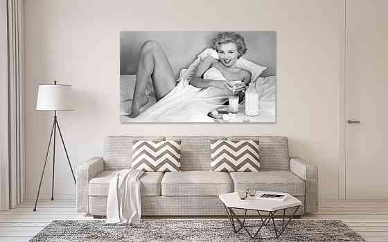 Картина холст в гостиную / спальню  Мерлін Монро   MLP_169 70x140 см Киев